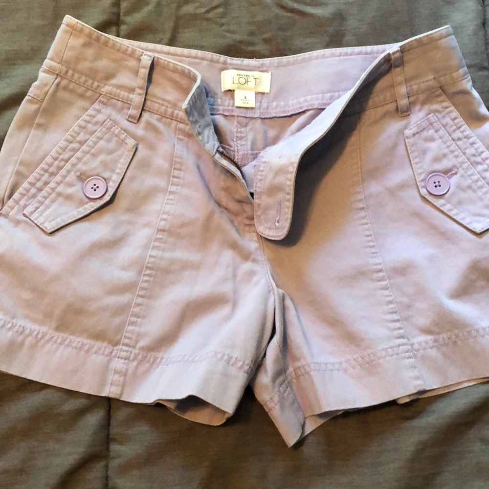 Lavender shorts